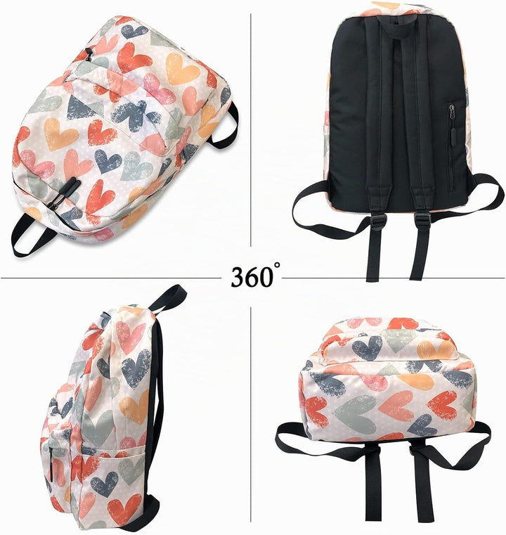 FANDARE Schulrucksack Mädchen Schulranzen Jungen Rucksäcke Schule Rucksäcke Laptop Schultasche Tages
