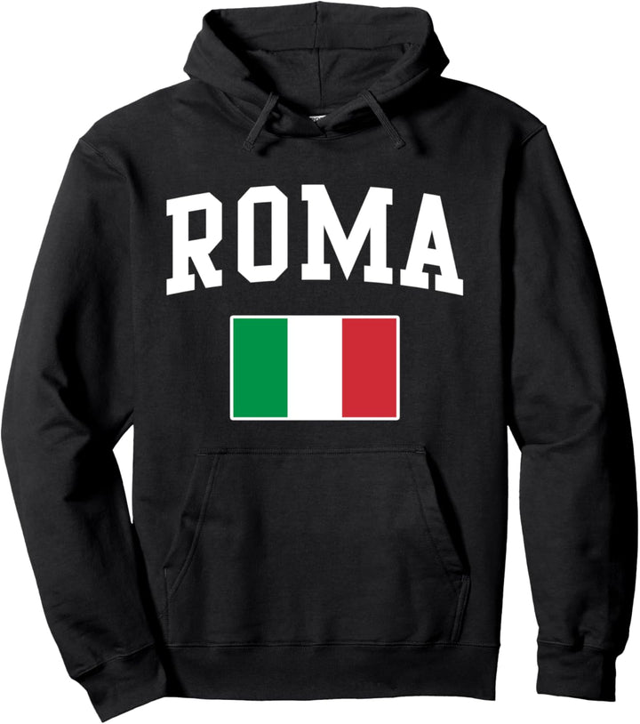 Italia Roma Rom Italien Italienische Flagge Italiano Herren Damen Kinder Pullover Hoodie