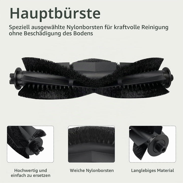 Liveryde Ersatz Kompatibel mit Honiture G20, G20 Pro, für Laresar Evol 3 Staubsaugerroboter, 1 Haupt
