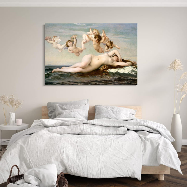 Printed Paintings Leinwand (80x60cm): Alexandre Cabanel - Die Geburt der Venus 80x60 cm, 80x60 cm