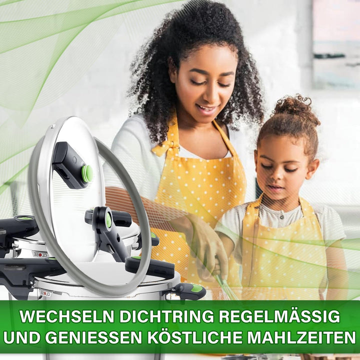 Dichtung für Schnellkochtopf mit dem Originalcode 038-667-00-205/0 3866700205 für Fissler Durchmesse
