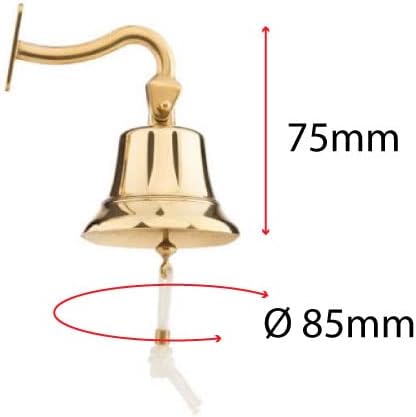 Foresti & Suardi Schiffsglocke Messing - 360g - Ø85mm