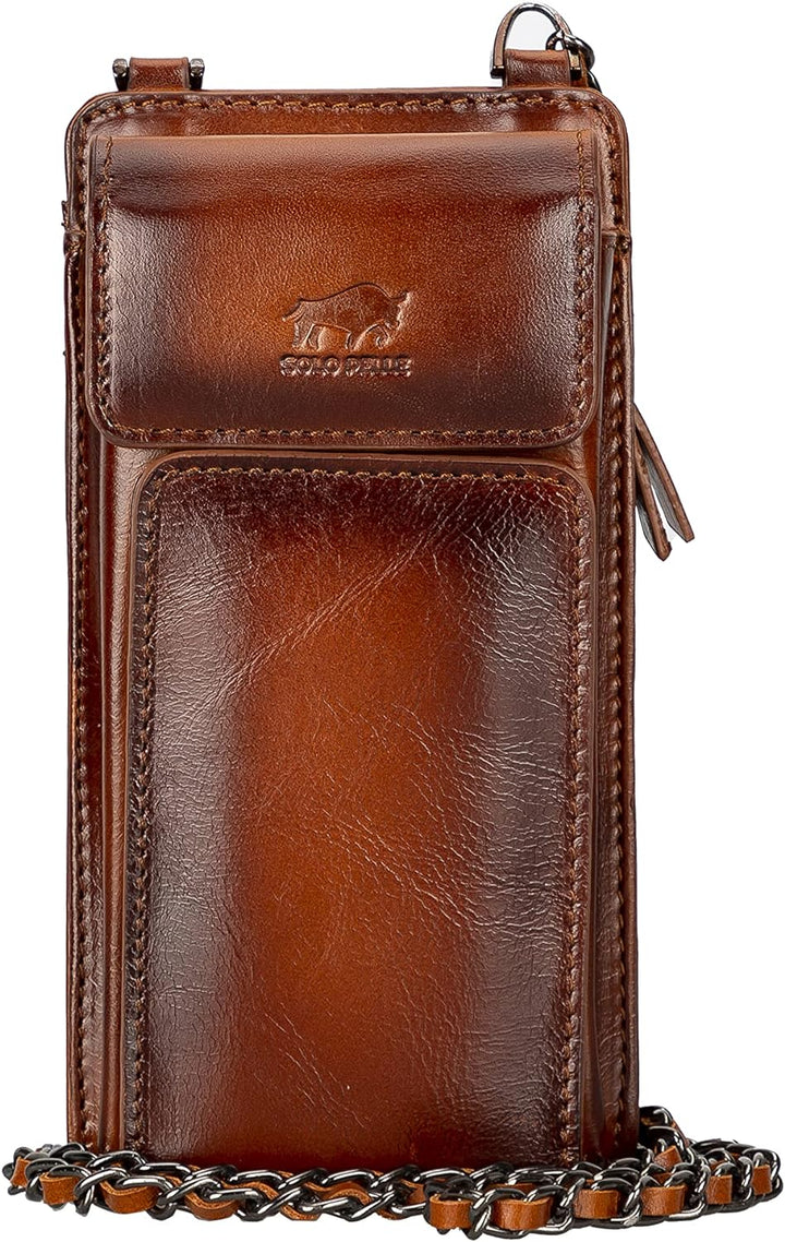 Solo Pelle Leder Telefonetui/Geldbörse/Reisetasche passend zu Allen Geräten bis 7 Zoll auch iPhone 1