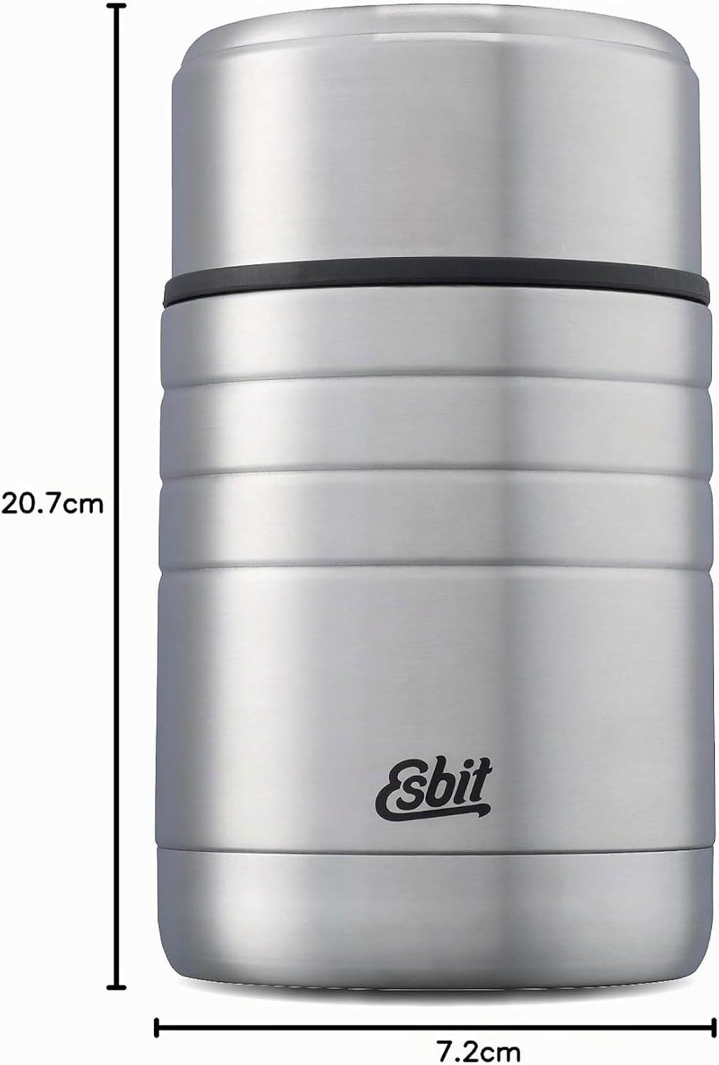 Esbit Thermobehälter Majoris für Essen - Warmhaltebehälter 800 ml in Edelstahl - aus Edelstahl für w