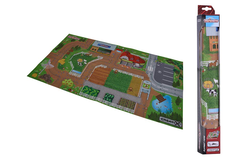 Majorette 212056416" Creatix Playmat Farm Spielzeug, Mehrfarbig