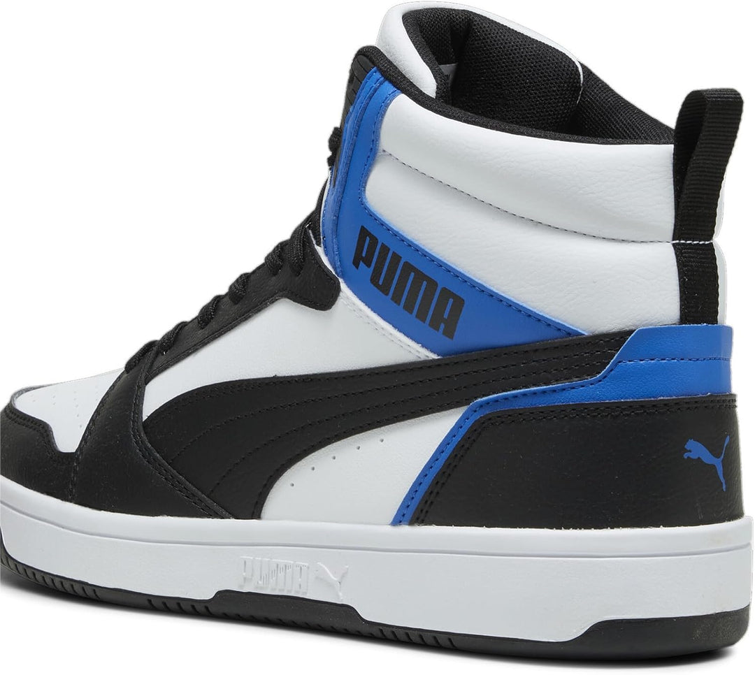 PUMA Unisex Rebound V6 Sneaker 36 EU Puma Black Puma White Puma Team Royal, 36 EU Puma Black Puma Wh