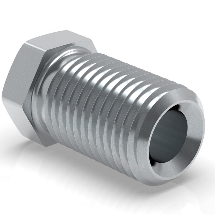 100x Verschraubung 3/8" x 24 für Bremsleitung 4,75 mm Bördel E Typ S Profi Verbinder DIN/ISO 1651 ko