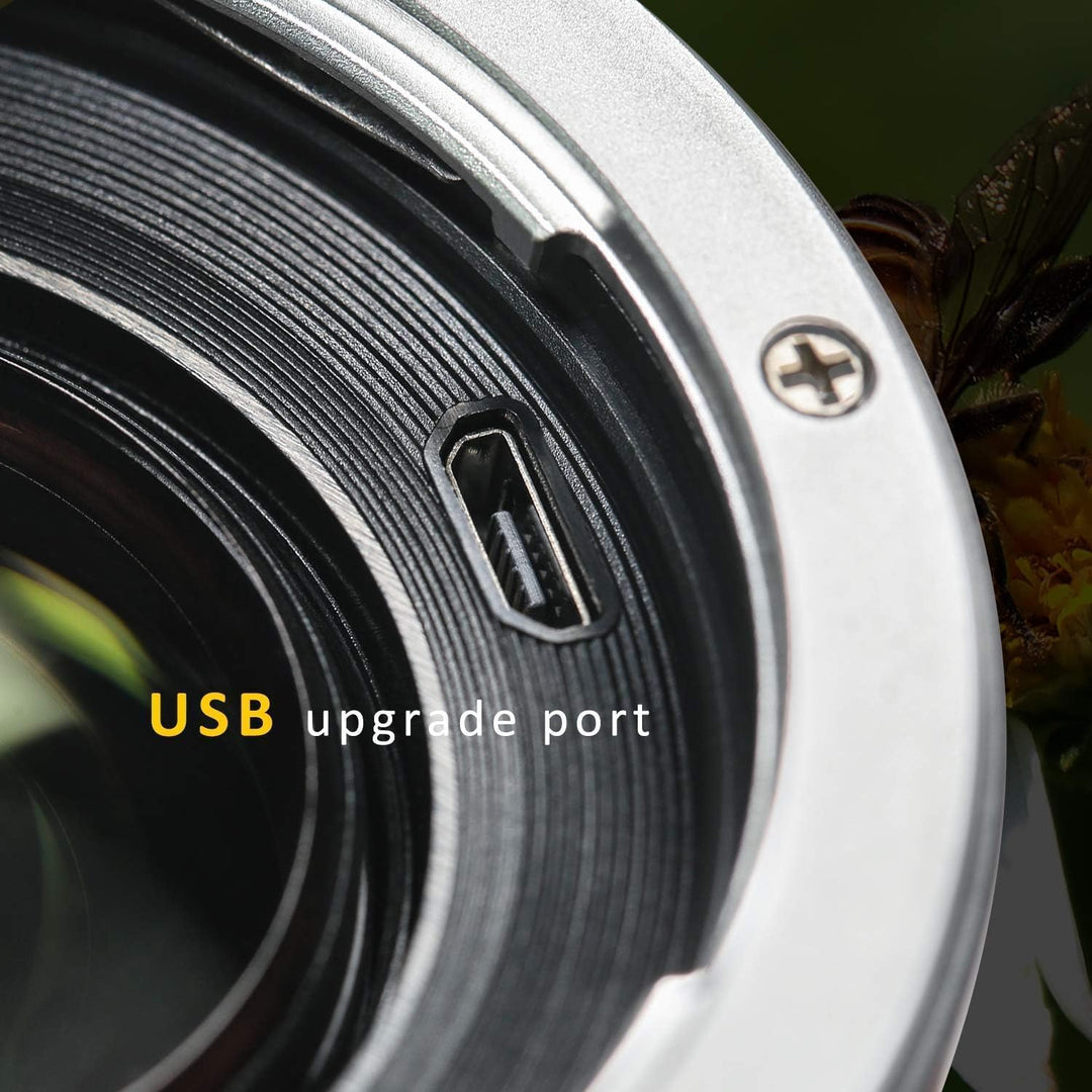 EF-EOS M2 Autofokus Objektiv-Adapter 0.71x Speed-Booster für Canon EF-Objektiv zu Canon EOS-M (EF-M