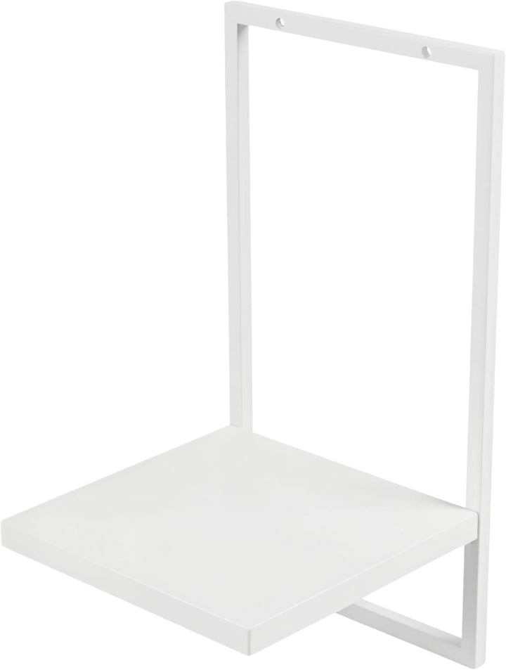 UNO RIPIANI Wandregal aus Metall – modernes Wandboard zur Wandmontage, pulverbeschichtet, 20×21×40 c