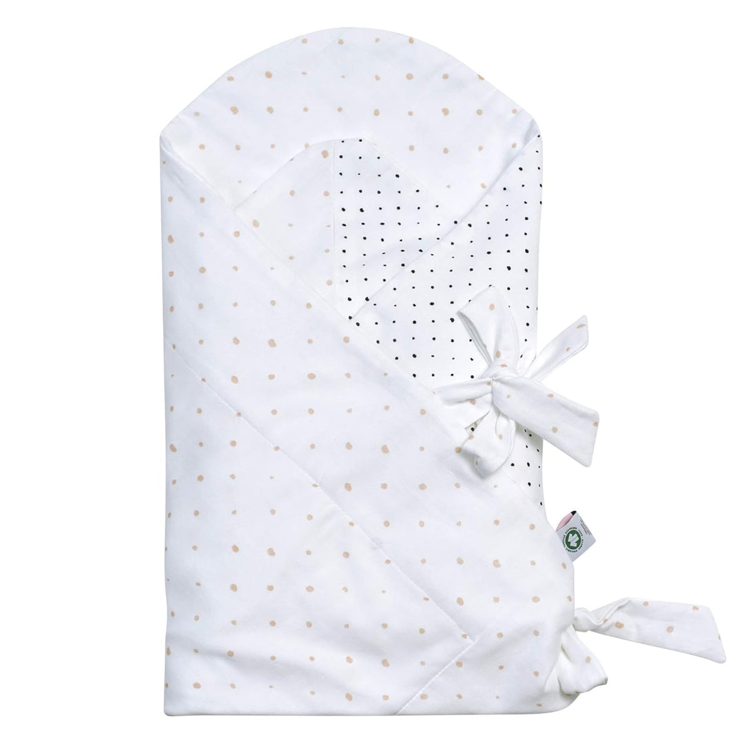 Baby Einschlagdecke GOTS zertifiziert aus BIO-Baumwolle Puckdecke Wickeldecke von Motherhood - Kleck