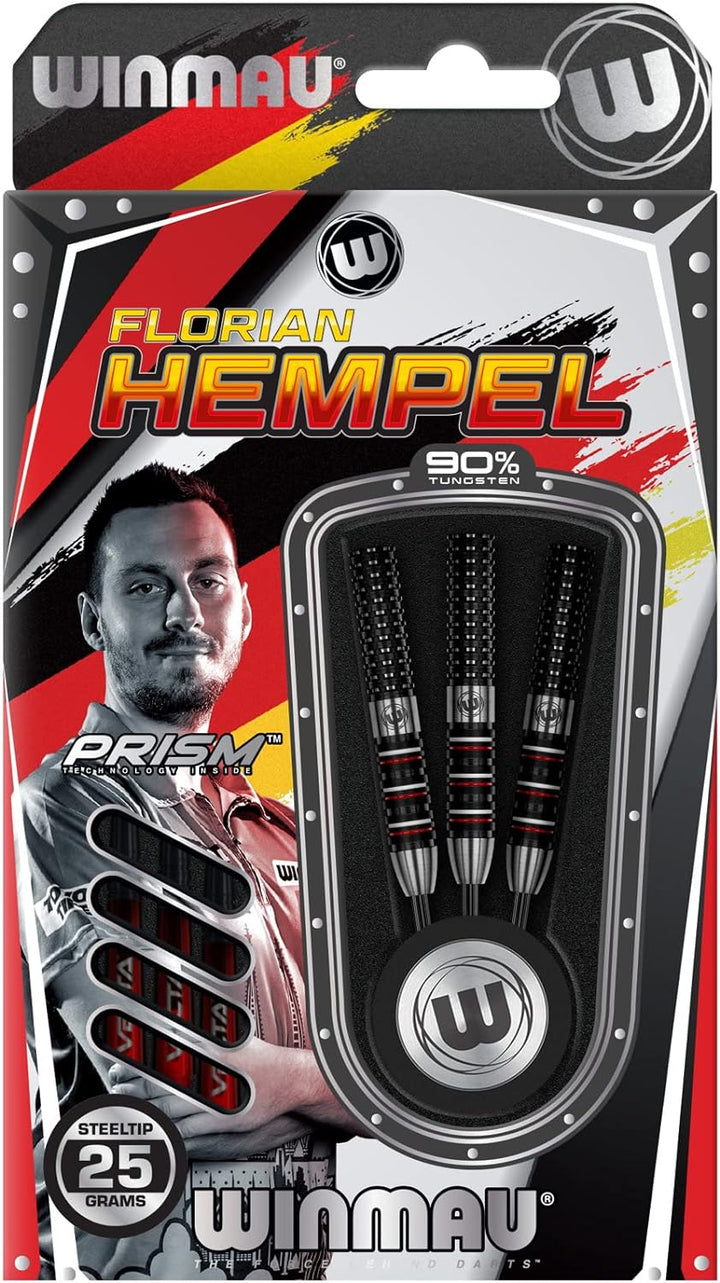 WINMAU Steel.FloHempel 25g. NT90% Schwarz 25gr, 25gr