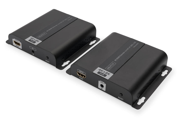 DIGITUS HDMI Extender Set - 4K Ultra-HD 30 Hz - Max. 3840 x 2160 Pixel - Netzwerk-fähig - PoE-Powere