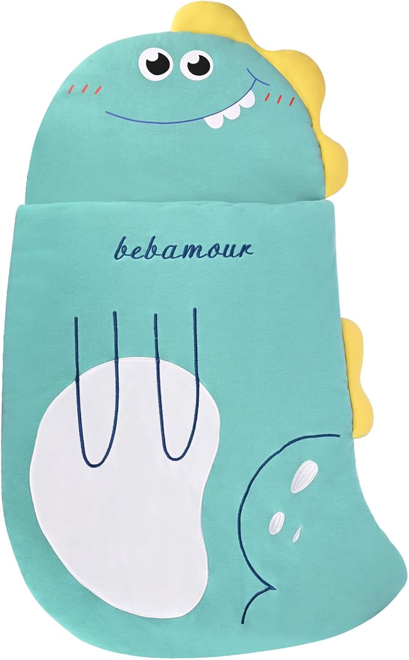 Bebamour Baby Schlafsack 0-18 Monate Niedlich Junge Mädchen Schlafsack Baby Wrap Blanket (Blue Dino/