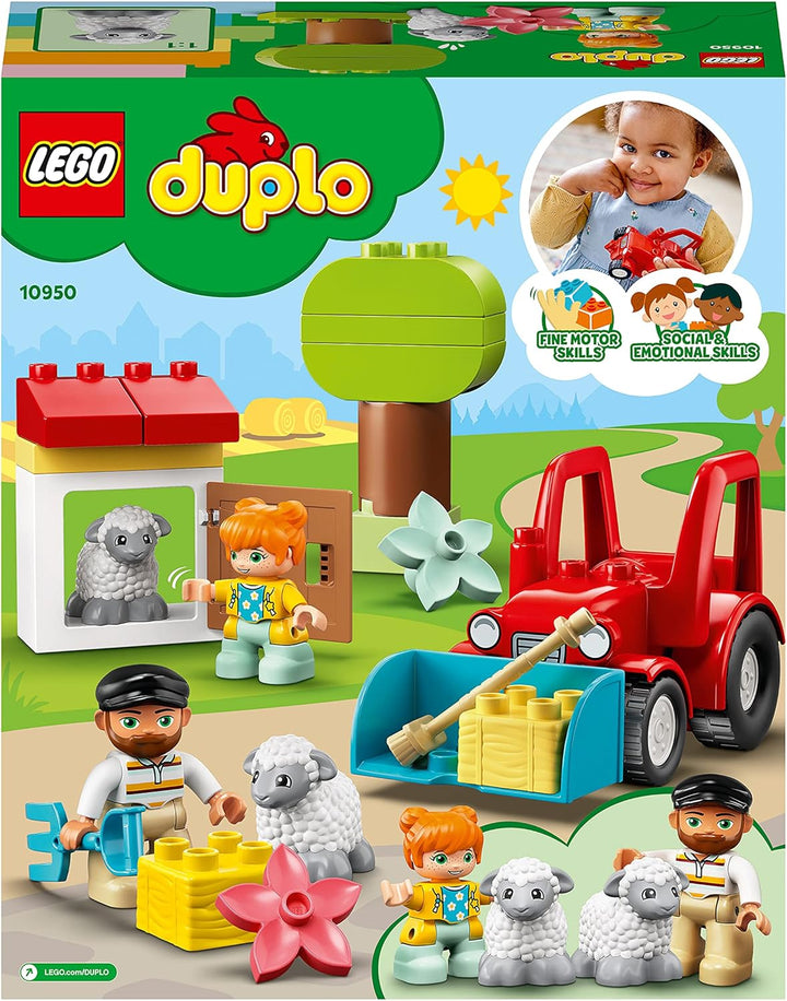 LEGO 10950 DUPLO Town Traktor und Tierpflege Spielzeug, Spielzeug