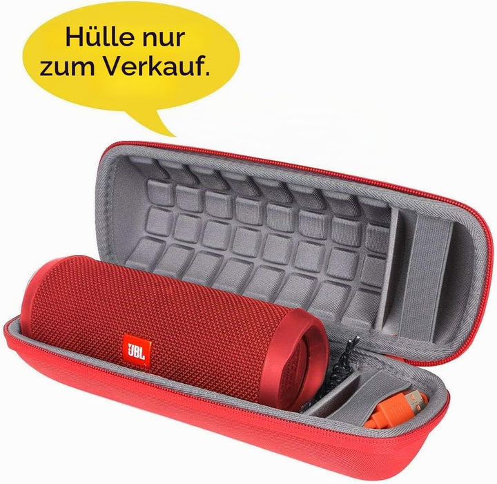 co2CREA Hart Reise Schutz Hülle Etui Tasche für JBL Flip 6/5 /4/3 /Essential Bluetooth Lautsprecher,