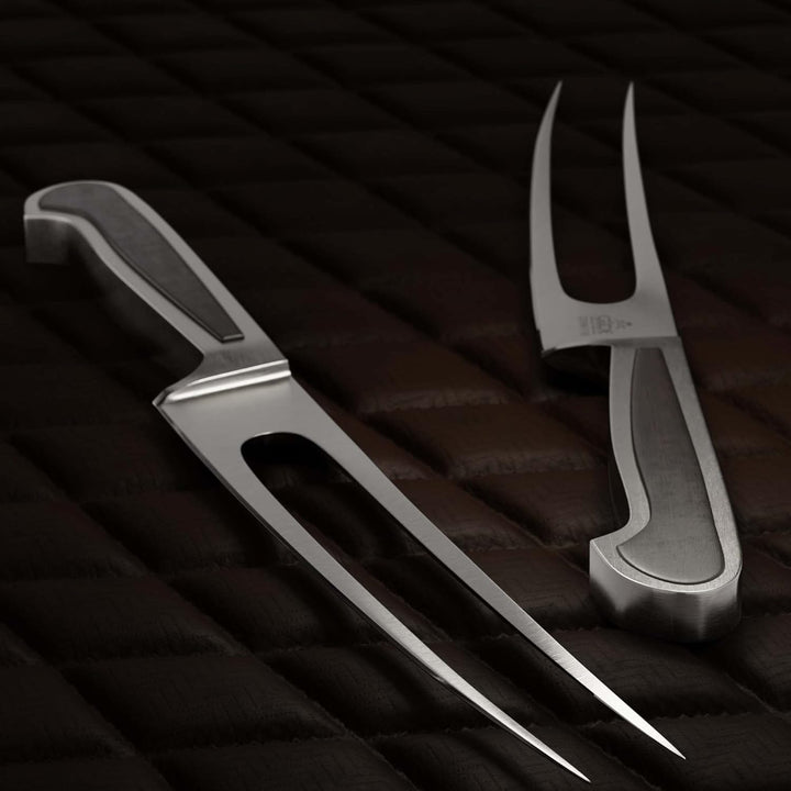 GÜDE Solingen - Fleischgabel geschmiedet, 18 cm, Grenadill, DELTA, Handmade Germany