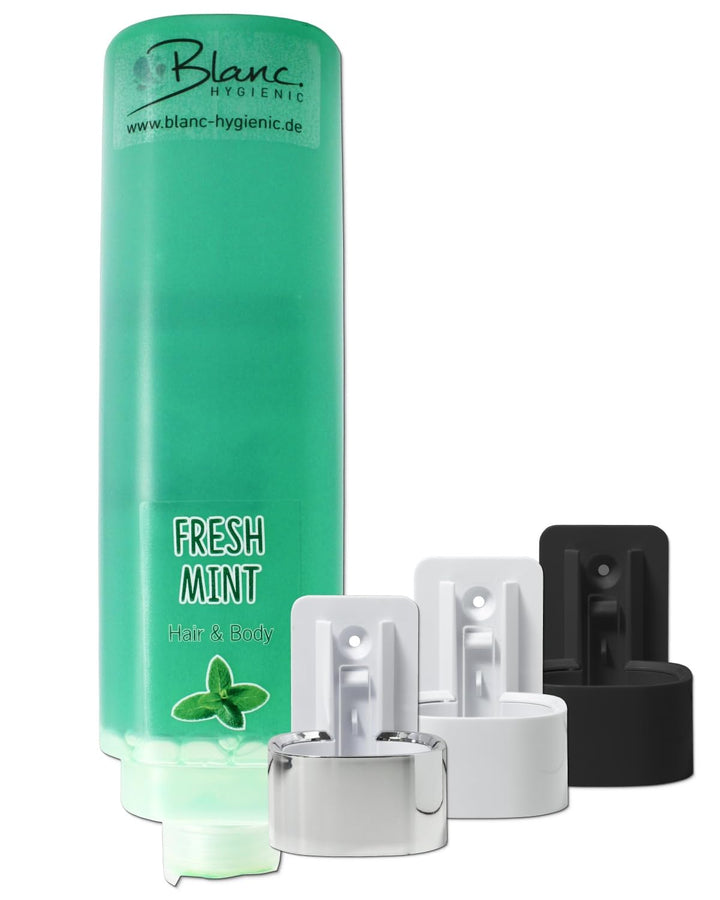 SET: Professionelles Shampoo-Duschgel-Set –12x425 ml–verschied. Düfte+4x Hlterung in verschied. Farb