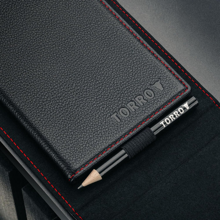 TORRO Golf Scorekartenhalter und Yardage-Buch-Cover – Echteder Golf Scorekarte und Yardage Wallet mi