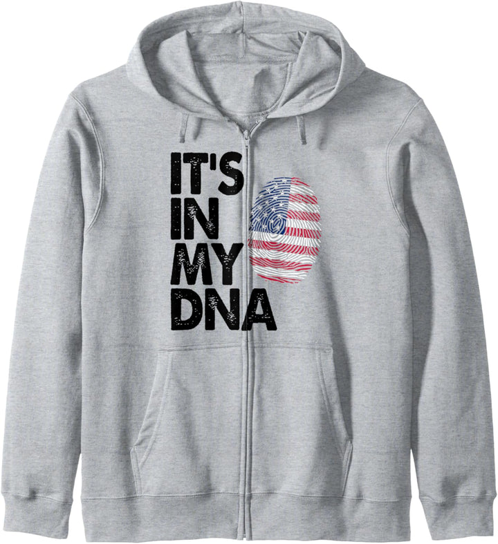 Amerika ist in meiner DNA USA USA Amerikanisches Geschenk Kapuzenjacke