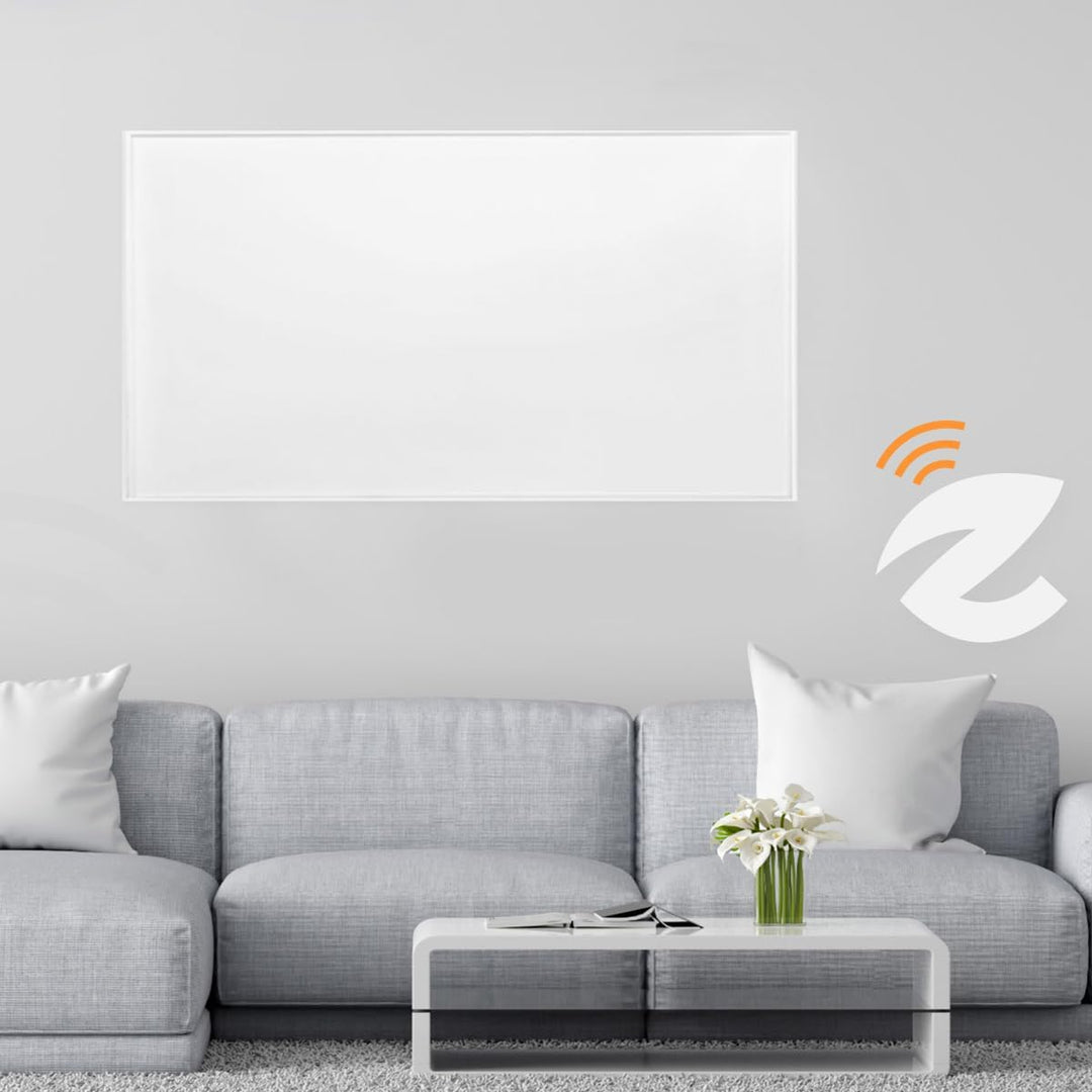ECOSHARK® Infrarotheizung mit Thermostat 800W weiss [ENERGIEKOSTEN SPAREN] - inkl. Fernbedienung - S