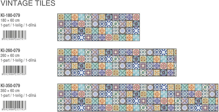 DIMEX Küchenrückwand Folie selbstklebend AZULEJOS | Klebefolie - Dekofolie - Spritzschutz für Küche