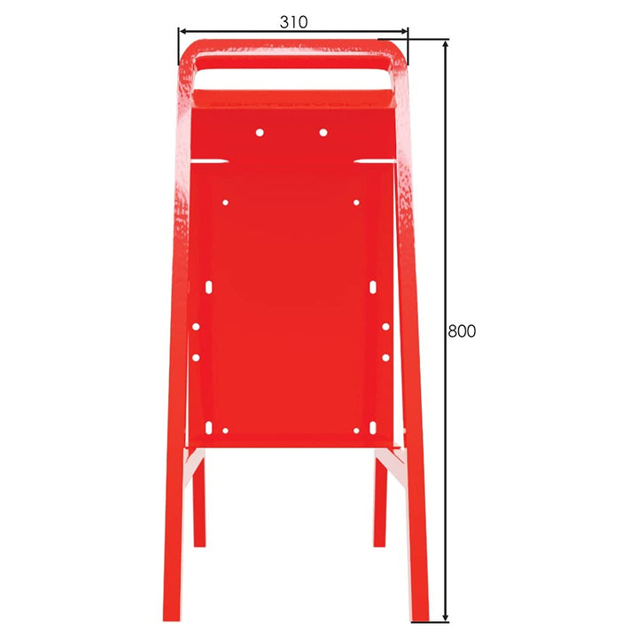 Ständer für TD Stromverteiler Doktorvolt 6092 2 Rot, 2 Rot