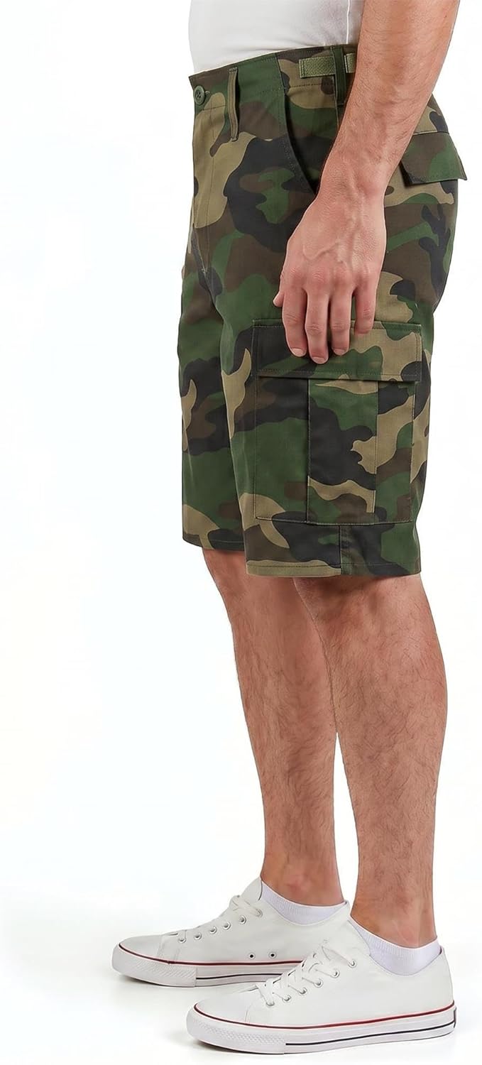 normani US Army Ranger Cargo Bermuda Woodland XXL, Woodland XXL