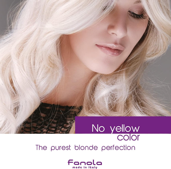 Fanola No Yellow Anti-Gelb-Shampoo + Nutri Care Conditioner - 2000 ml Single, Single