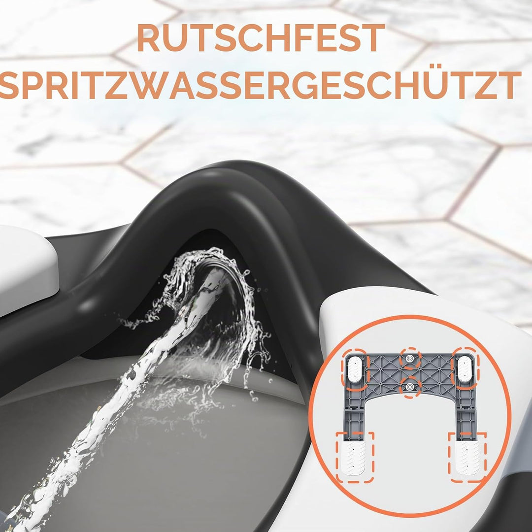 SKYROKU Toilettensitz 2 in 1 Toiletten Aufsatz für Kinder 2-7 Jahre Upgraded Stabil bis 90kg PP(BPA-
