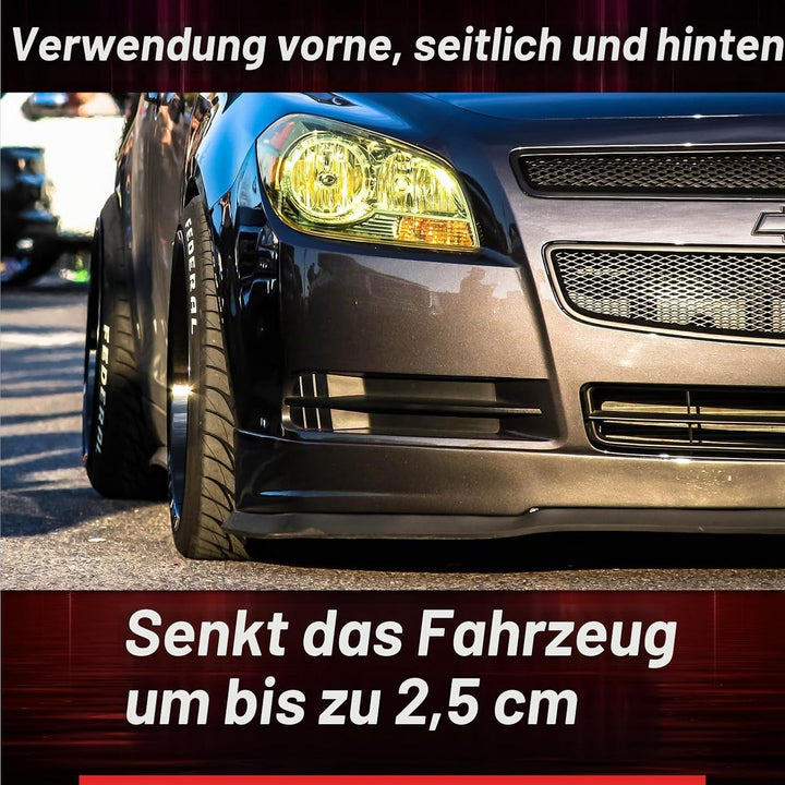 EZ-Lip EZ-LIP COLORS RED Original Universal Tuning Frontspoiler Lippe, Rot, 8.5 feet (259 cm) Rot/Au