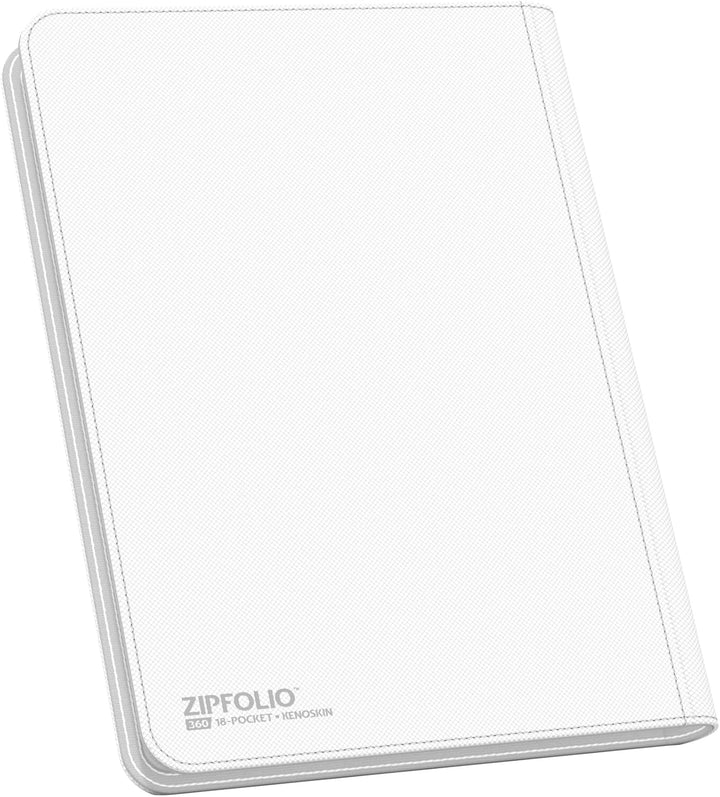 Ultimate Guard Zipfolio 360-18-Pocket XenoSkin Weiss 406 Weiss, 406 Weiss