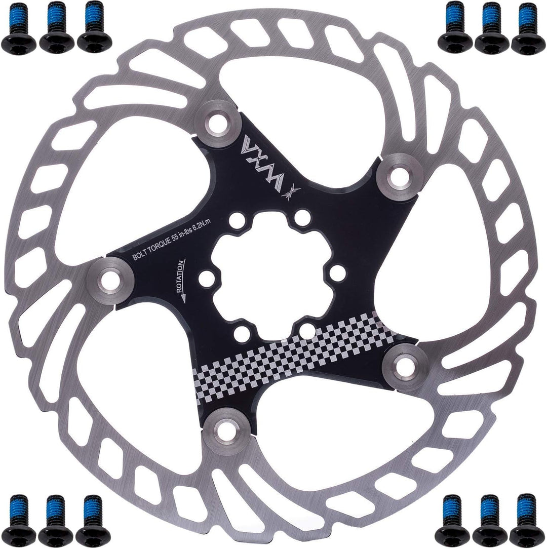YBEKI Fahrrad Bremsscheibe 140mm 160mm 180mm 203mm 2 Stück Fahrrad Bremsscheibe Schwimmbremse für Re
