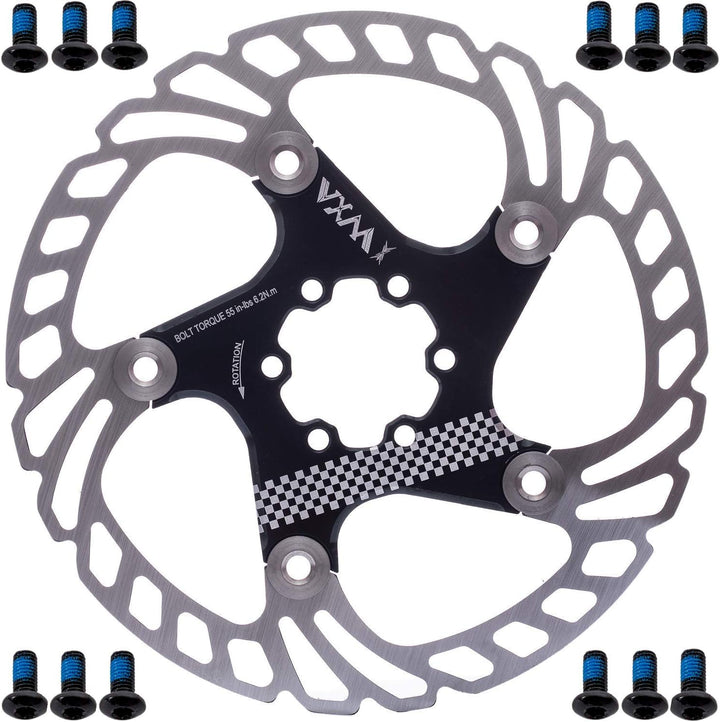 YBEKI Fahrrad Bremsscheibe 140mm 160mm 180mm 203mm 2 Stück Fahrrad Bremsscheibe Schwimmbremse für Re