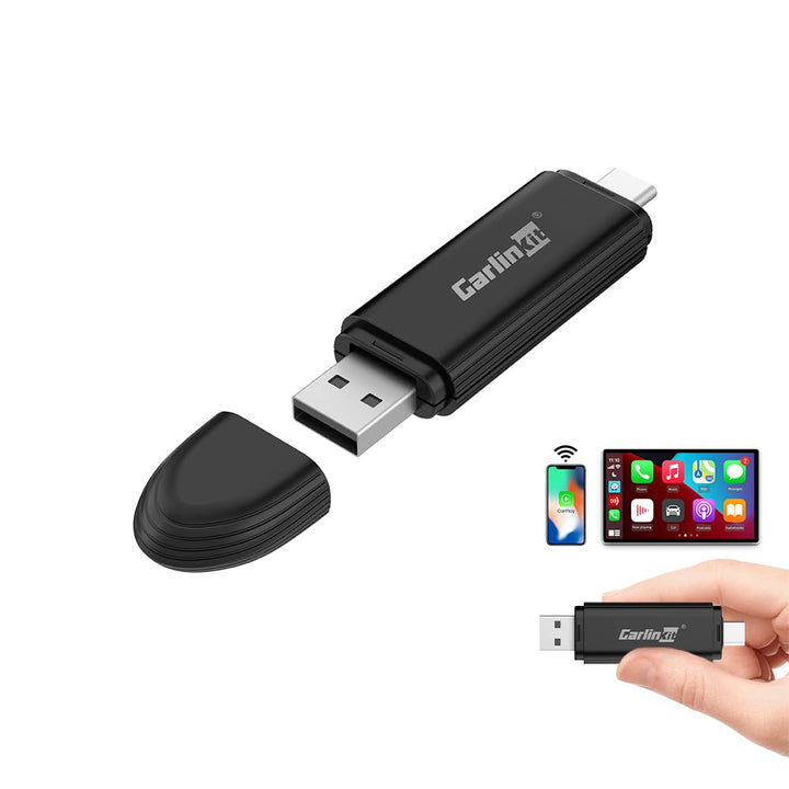 Carlinkit MINI5 Wireless CarPlay Adapter, verwandelt das Originale kabelgebundene CarPlay Ihres Auto