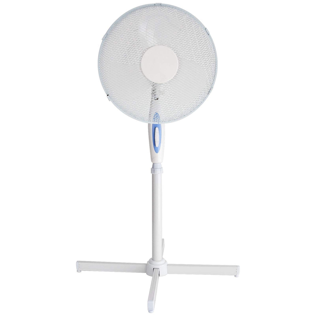 Grafner XXL Standventilator mit Oszillation, Ø41 cm, 3 Geschwindigkeitsstufen, höhenverstellbar, lei