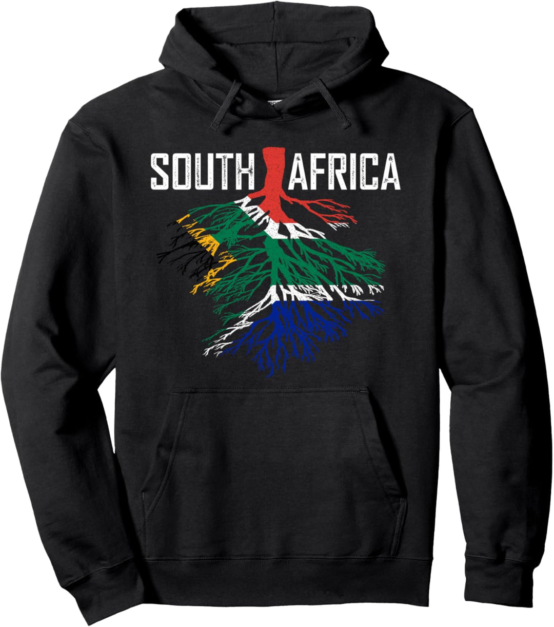 South Africa Roots South African Flag Gift Pullover Hoodie