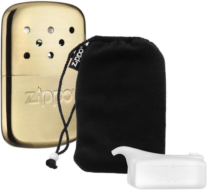 Zippo Handwärmer - 12 Stunden Wärme - Nachfüllbar mit Feuerzeugbenzin - Wiederverwendbar - Taschenwä