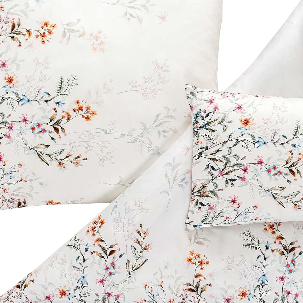 ESTELLA Bettwäsche Gabrielle | Multicolor | 140x200 + 70x90 + 40x80 cm | Satin de Luxe | luxuriöser