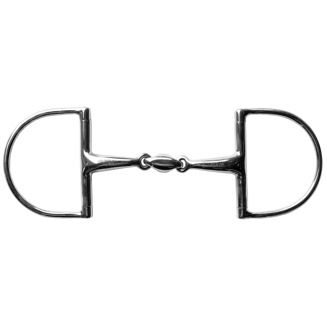 Stübben Gebiss 2250 D-Ring Trense doppelt gebrochen 12,5 cm - 16 mm - Edelstahl, 12,5 cm - 16 mm - E