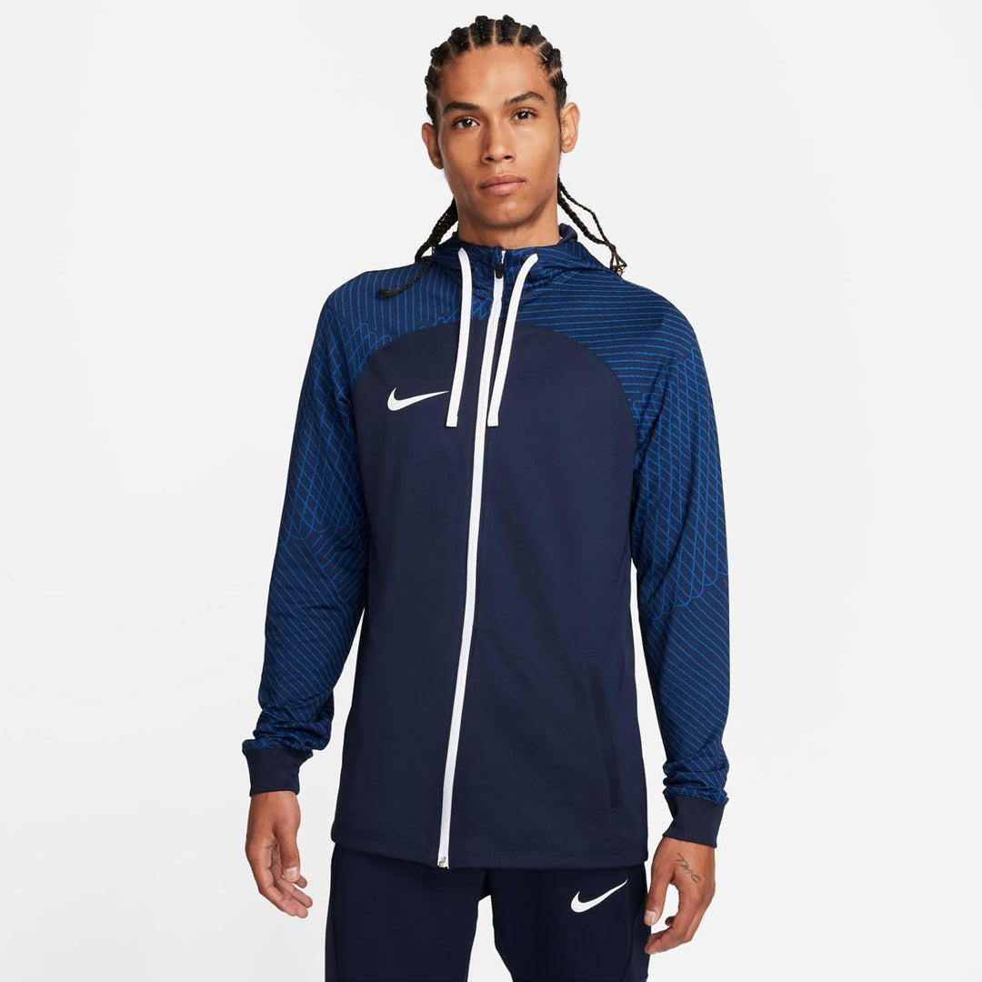 Nike Herren M Nk Df Strk23 Hd Trk Jkt K Jacket XL Obsidian/Obsidian/Royal Blue/White, XL Obsidian/Ob