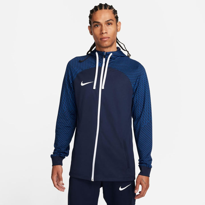 Nike Herren M Nk Df Strk23 Hd Trk Jkt K Jacket XL Obsidian/Obsidian/Royal Blue/White, XL Obsidian/Ob