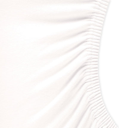 aqua-textil Royal Spannbettlaken Boxspringbett Wasserbett rund Ø ca. 245 cm Schnee weiss 210g/qm Jer