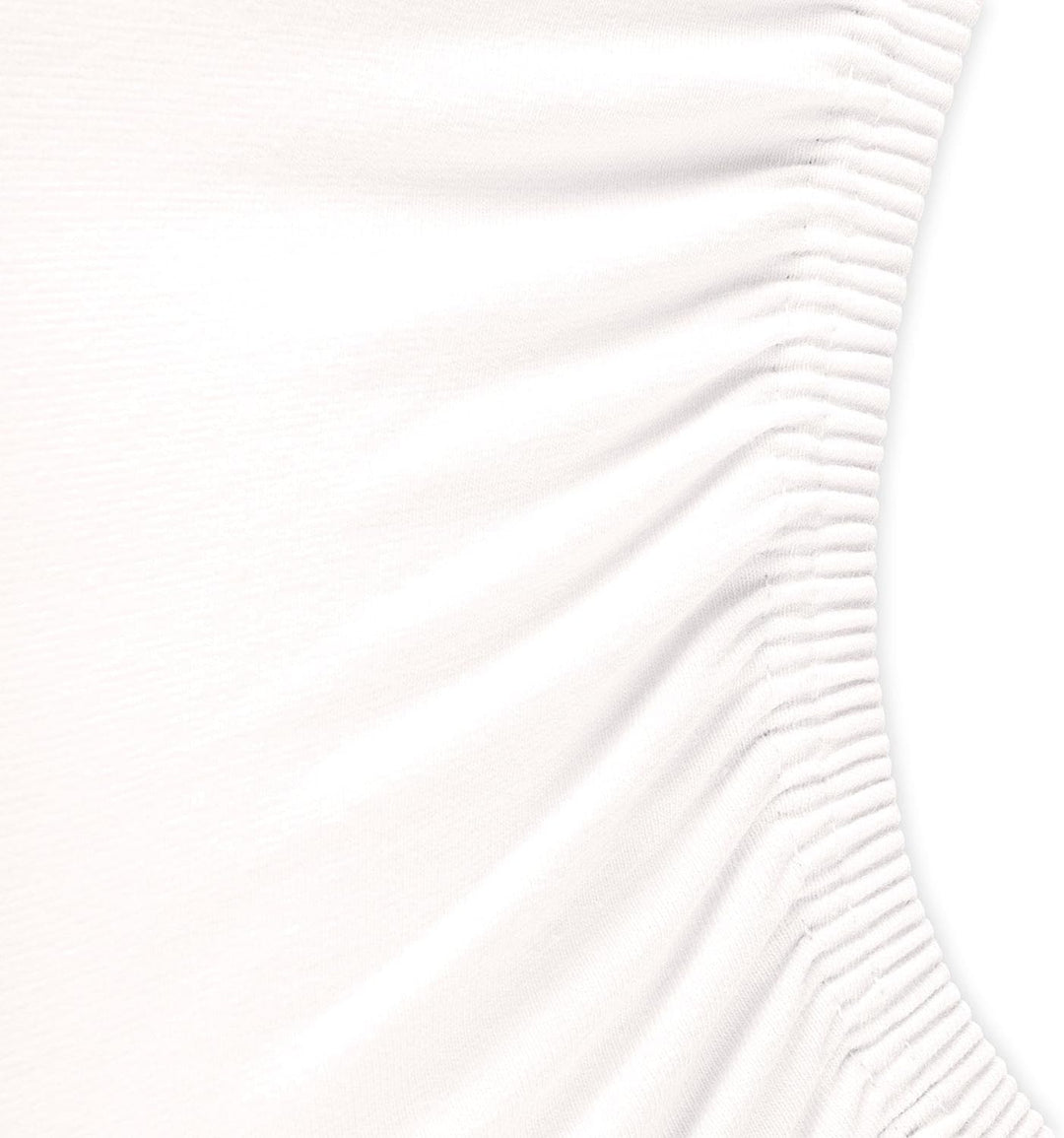 aqua-textil Royal Spannbettlaken Boxspringbett Wasserbett rund Ø ca. 245 cm Schnee weiss 210g/qm Jer