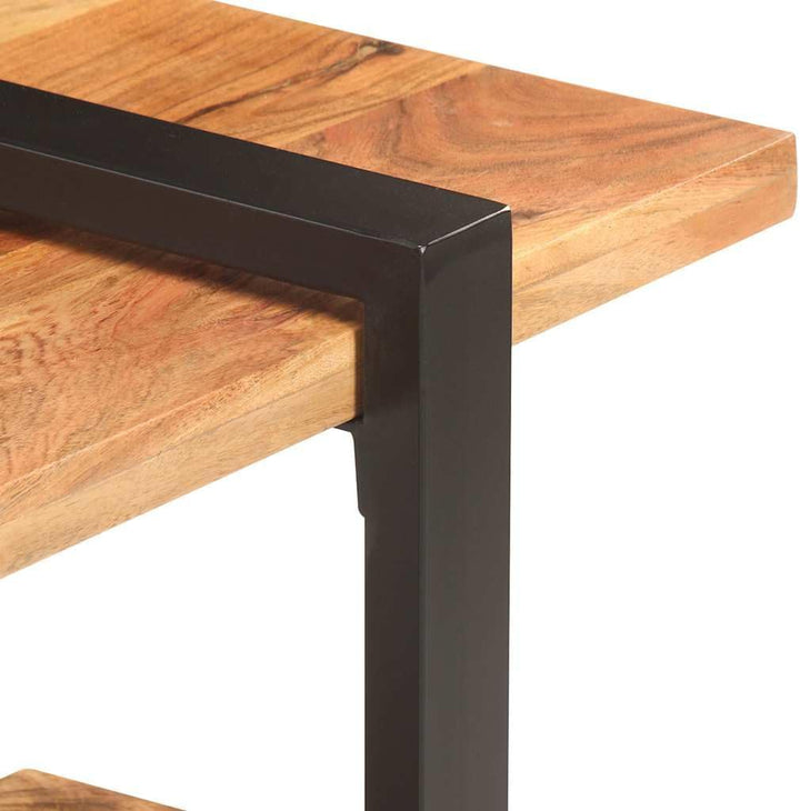 vidaXL Akazienholz Massiv TV Schrank Lowboard TV Möbel Tisch Board Sideboard Fernsehtisch Fernsehsch