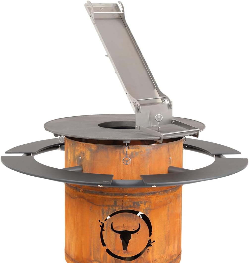 MOESTA-BBQ 19969 Jörn Adapter für Flammlachsbrett - Erweiterung aus Edelstahl - flexibel montierbar