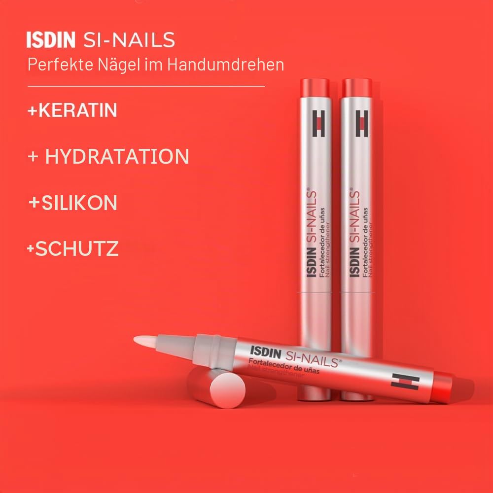 ISDIN SI-NAILS Nagelhärter für gesunde Nägel, spendet Feuchtigkeit für Nägel und Nagelhaut, härtet N