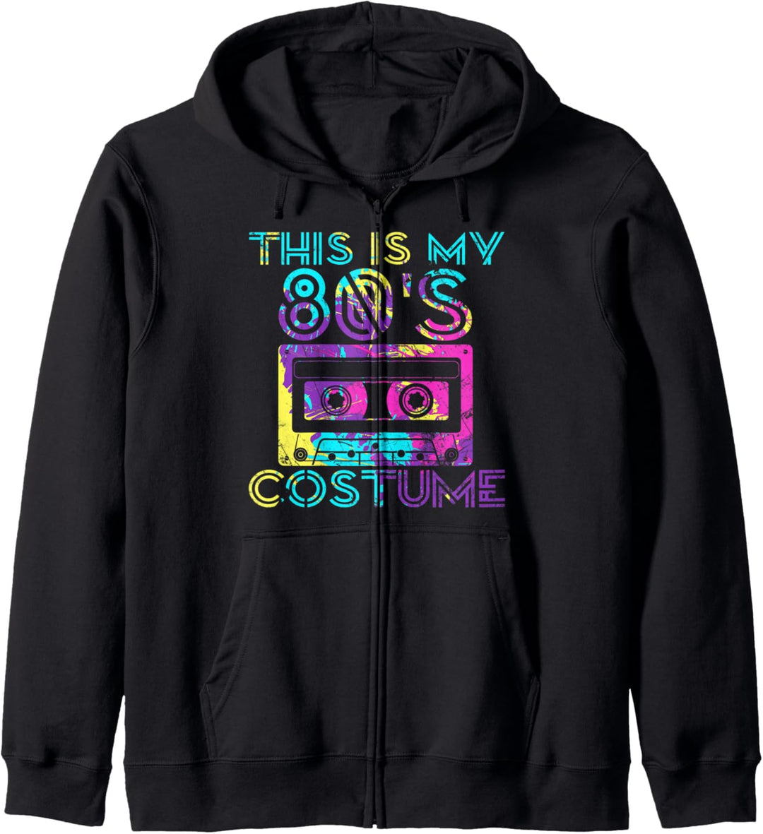 This Is My 80s Costume 80's Party Cassette Tape Kapuzenjacke