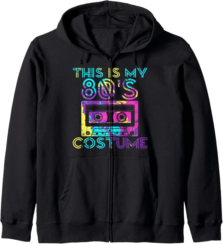 This Is My 80s Costume 80's Party Cassette Tape Kapuzenjacke