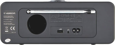 Albrecht DR 884 Kompaktanlage, 27884, Internetradio, Digitalradio, DAB+, UKW mit RDS, Bluetooth, USB