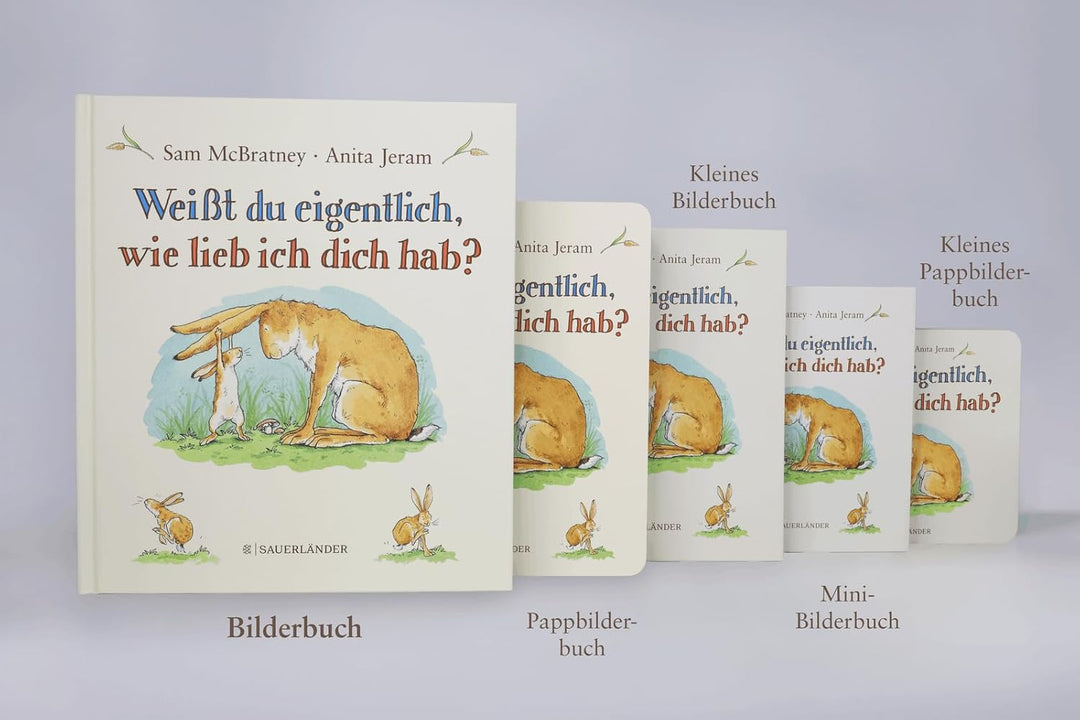 Weisst du eigentlich, wie lieb ich dich hab?, Gebundenes Buch
